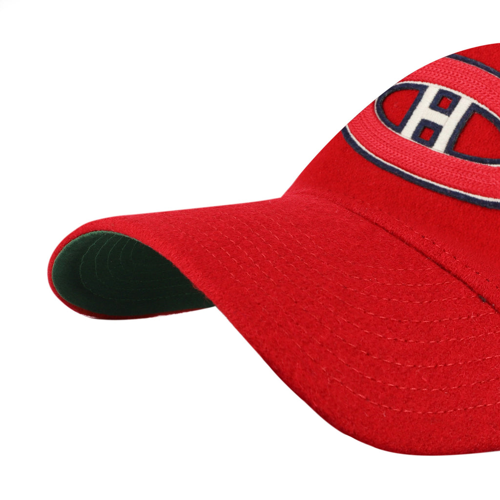 Montreal Canadiens NHL 47 Brand Men Red Golden Age Offside A-Frame Adjustable Hat product image 3, provided for visual
