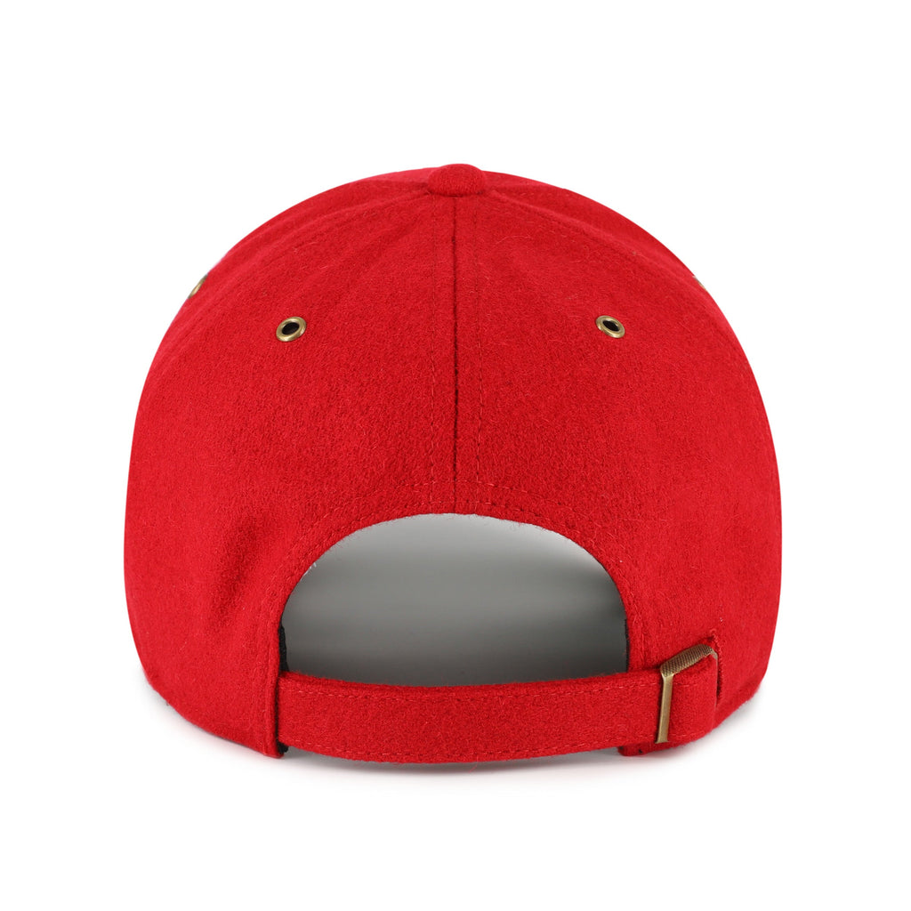 Montreal Canadiens NHL 47 Brand Men Red Golden Age Offside A-Frame Adjustable Hat product image 2, provided for visual