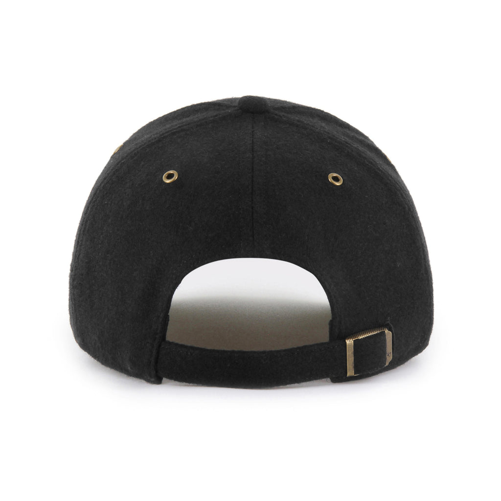 Quebec Nordiques NHL 47 Brand Men Black Golden Age Hitch Adjustable Hat product image 2, provided for visual reference and