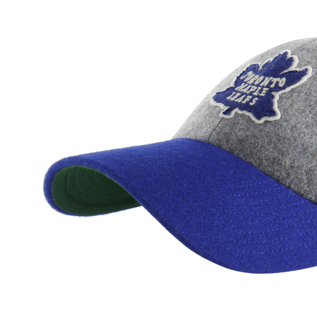 Toronto Maple Leafs NHL 47 Brand Men Grey Golden Age Clean Up Wool Adjustable Hat product image 3, provided for visual