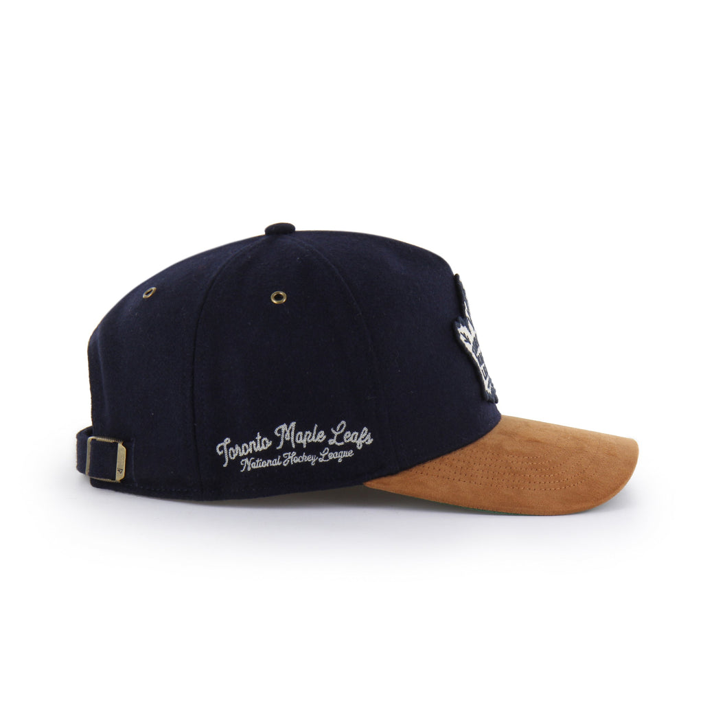 Toronto Maple Leafs NHL 47 Brand Men Navy Golden Age Hitch Adjustable Hat product image 3, provided for visual reference and
