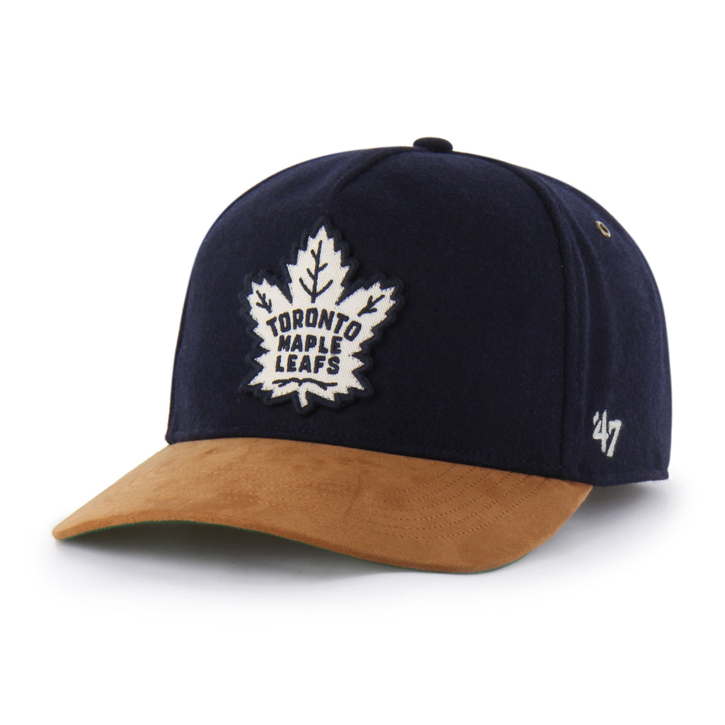Toronto Maple Leafs NHL 47 Brand Men Navy Golden Age Hitch Adjustable Hat product image 4, provided for visual reference and