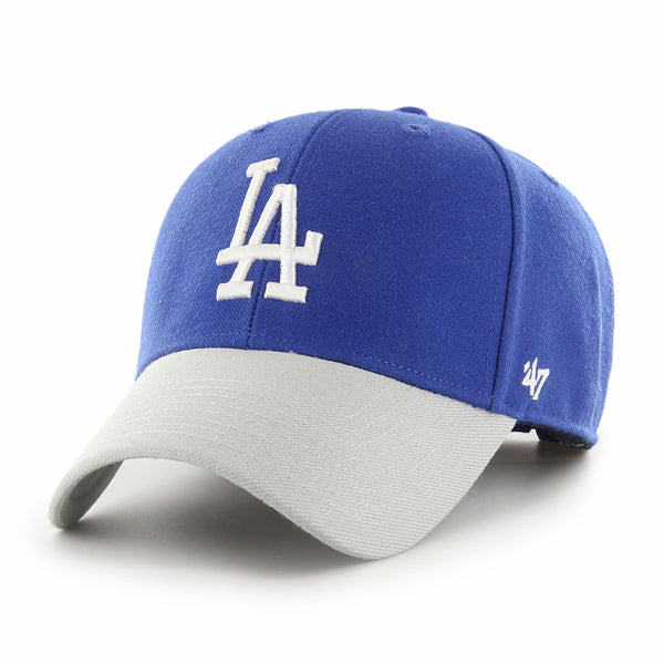 Los Angeles Dodgers MLB 47 Brand Men Royal/Grey MVP Two Tone Adjustable Hat product image 1, provided for visual reference
