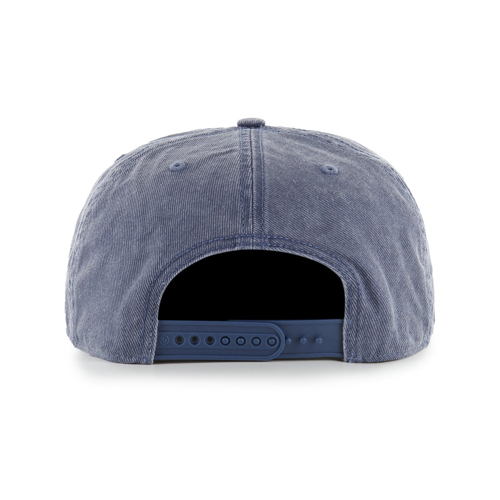 Edmonton Oilers NHL 47 Brand Men Royal Boot Path RF Captain Snapback product image 2, provided for visual reference and
