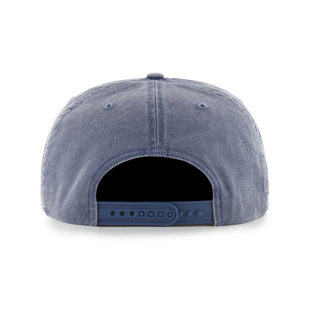 Michigan Wolverines NCAA 47 Brand Men Navy Boot Path RF Captain Snapback product image 2, provided for visual reference and