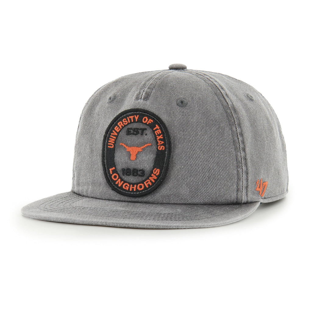 Texas Longhorns NCAA 47 Brand Men Navy Grey Path RF Captain Snapback product image 1, provided for visual reference and