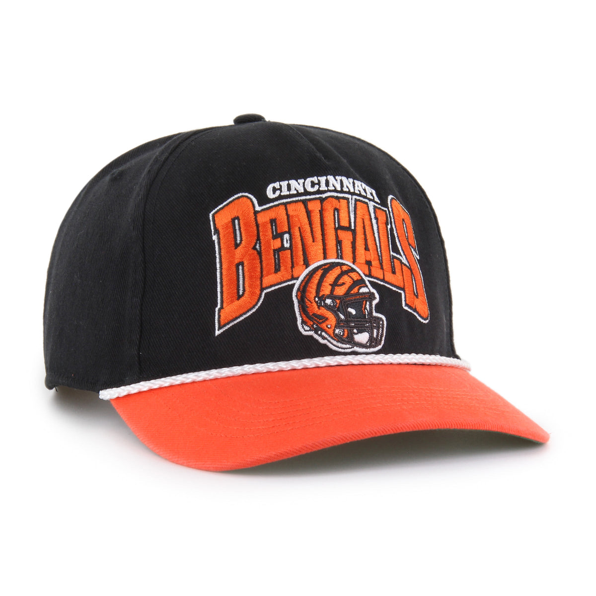 Cincinnati Bengals NFL 47 Brand Men Black Palermo Hitch Snapback Hat product image 3, provided for visual reference and