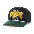 Green Bay Packers NFL 47 Brand Men Black Palermo Hitch Snapback Hat product image 1, provided for visual reference and