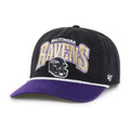 Baltimore Ravens NFL 47 Brand Men Black Palermo Hitch Snapback Hat product image 1, provided for visual reference and