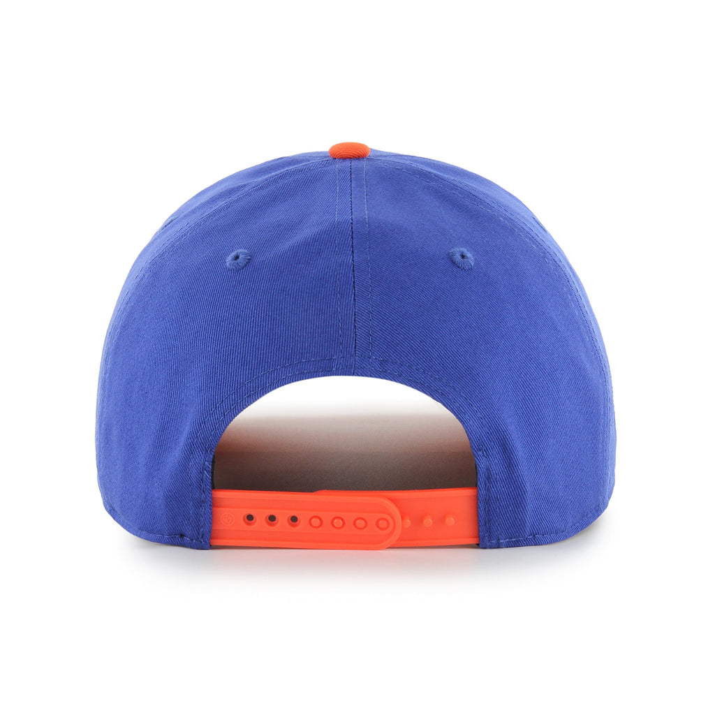 Edmonton Oilers NHL 47 Brand Men Royal/Orange Hard Hat Arch Hitch Snapback Hat product image 3, provided for visual
