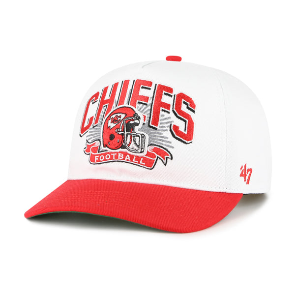 Kansas City Chiefs NFL 47 Brand Men White Prime Play Hitch Snapback Hat product image 1, provided for visual reference and
