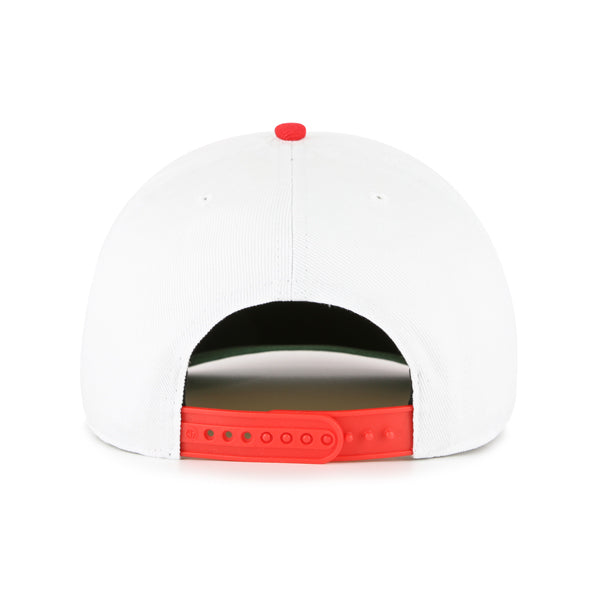 Kansas City Chiefs NFL 47 Brand Men White Prime Play Hitch Snapback Hat product image 2, provided for visual reference and
