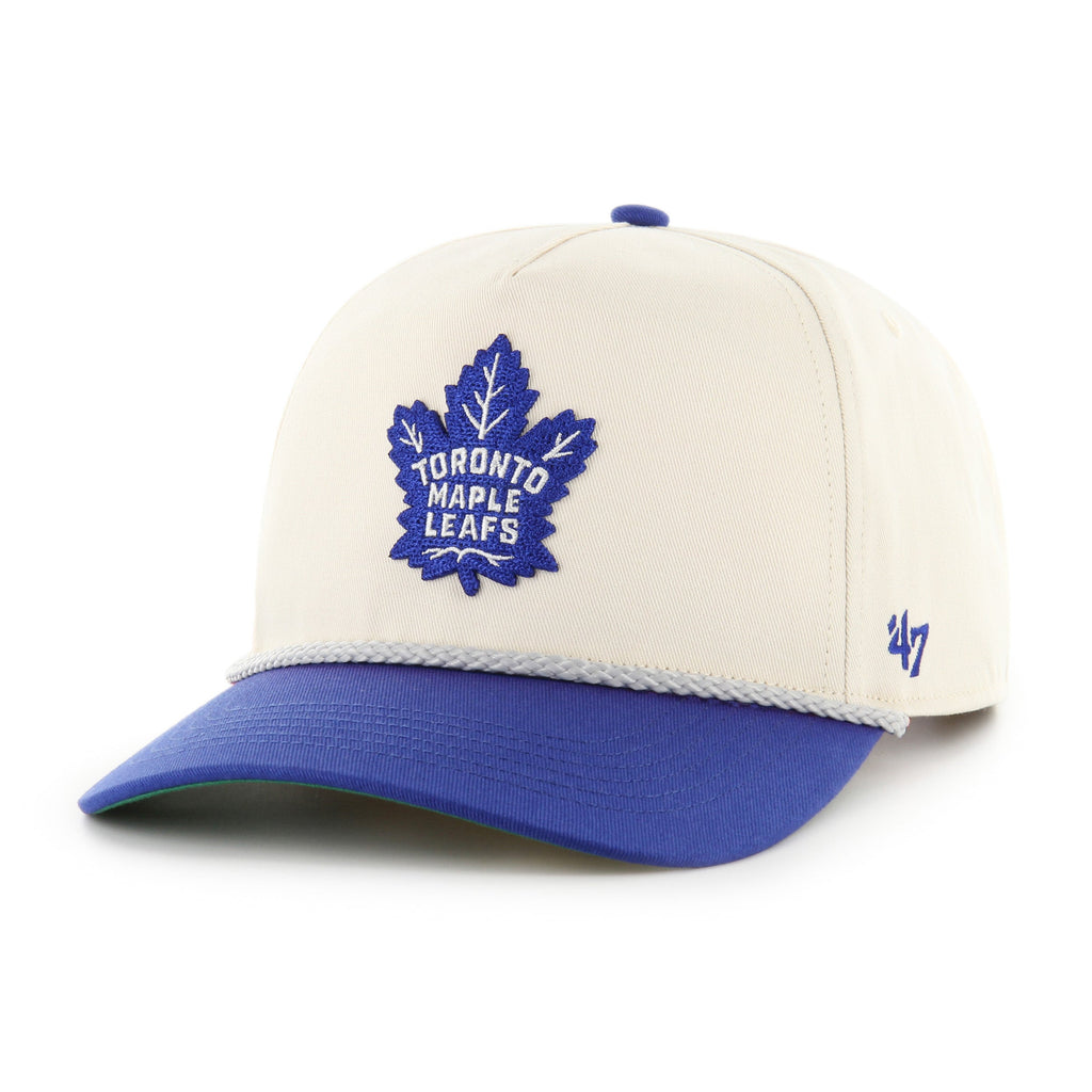 Toronto Maple Leafs NHL 47 Brand Men Natural Two Tone Rope Hitch Adjustable Hat product image 1, provided for visual