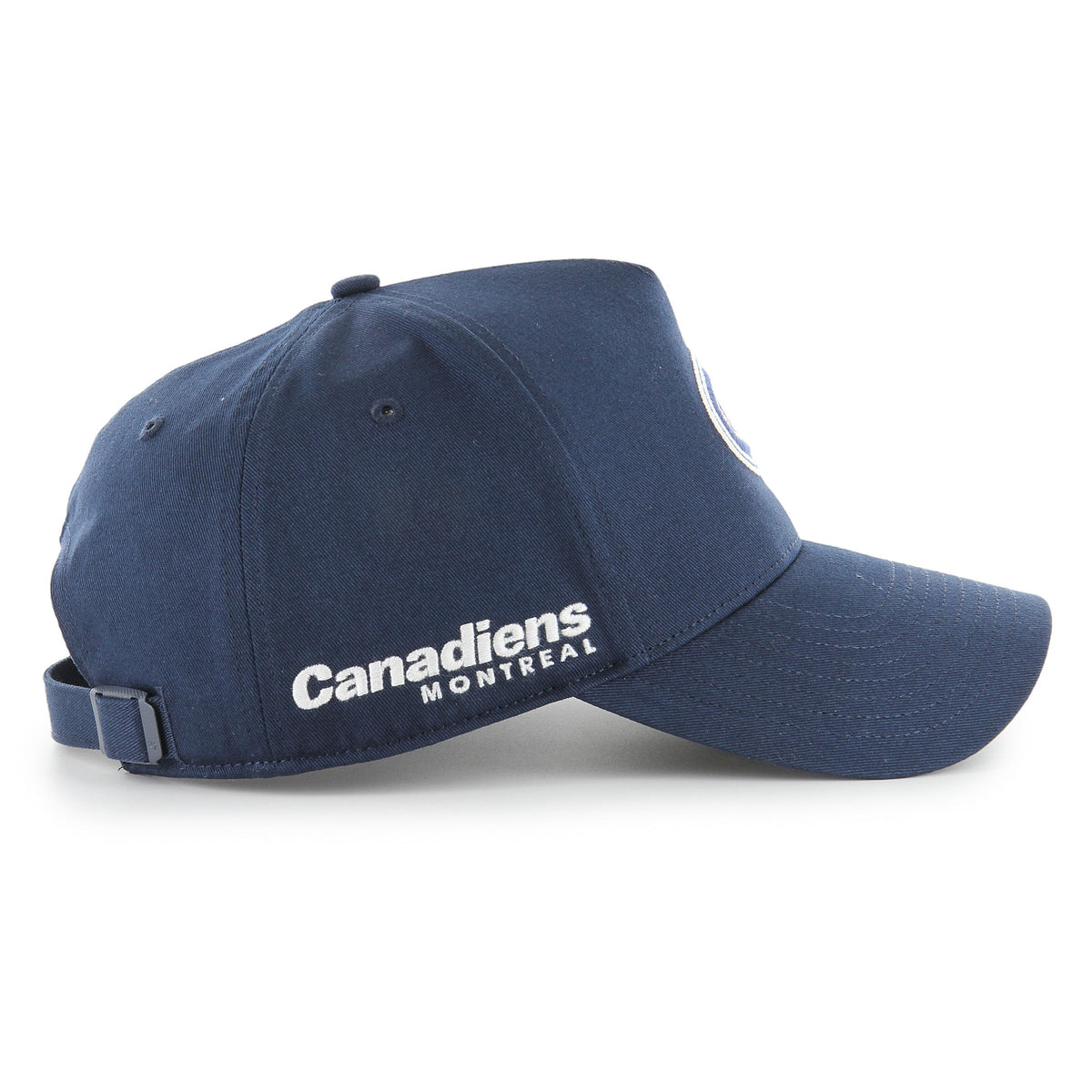 Montreal Canadiens NHL 47 Brand Men Navy Foundational Offside Hitch Adjustable Hat product image 3, provided for visual