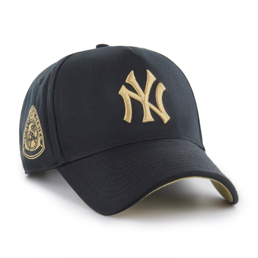 New York Yankees MLB 47 Brand Men Black MVP Deluxe Sure Shot Snapback product image 1, provided for visual reference and