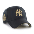 New York Yankees MLB 47 Brand Men Black MVP Deluxe Sure Shot Snapback product image 1, provided for visual reference and
