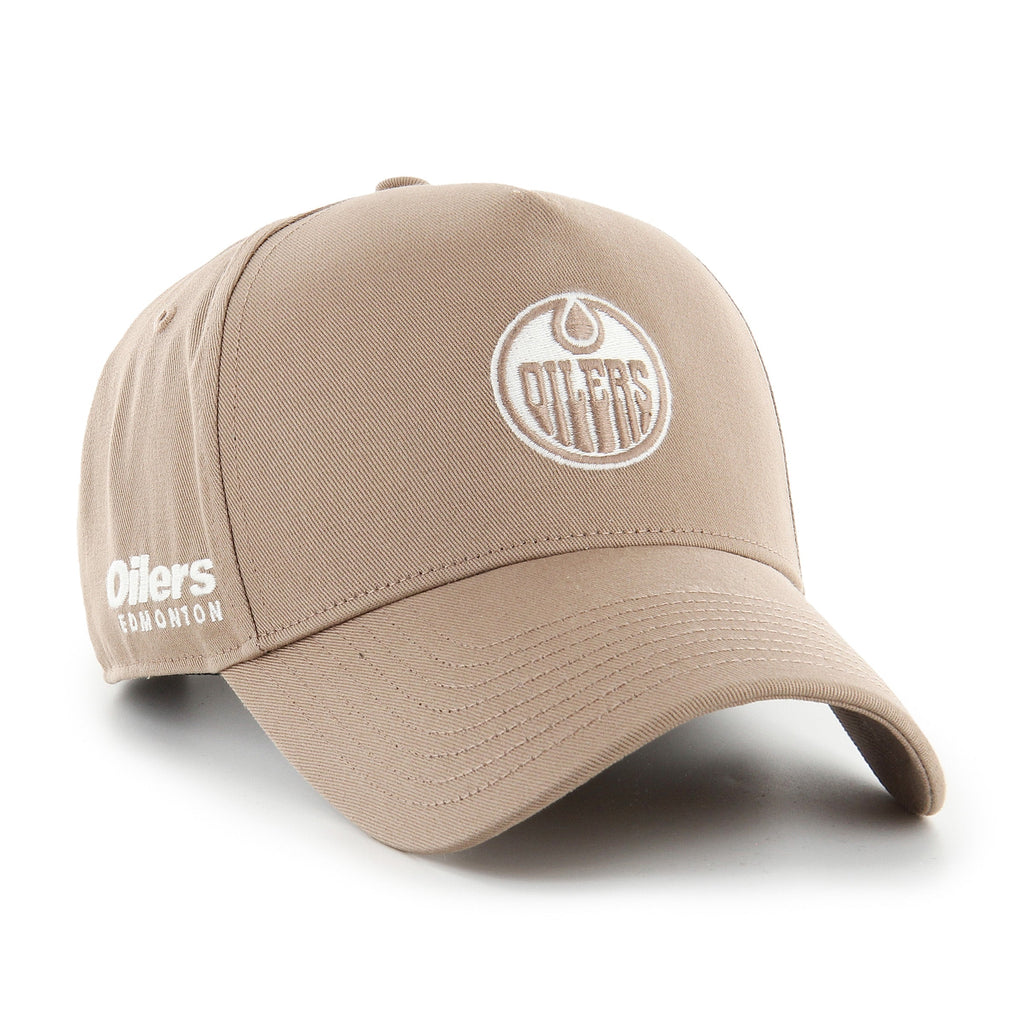 Edmonton Oilers NHL 47 Brand Men Sandstone Foundational Offside Hitch Adjustable Hat product image 1, provided for visual