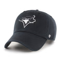 Toronto Blue Jays MLB 47 Brand Men Black White Clean Up Adjustable Hat product image 1, provided for visual reference and