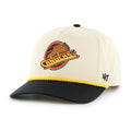 Vancouver Canucks NHL 47 Brand Men Natural Two Tone Rope Hitch Adjustable Hat product image 1, provided for visual reference
