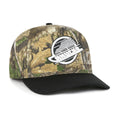 Vancouver Canucks NHL 47 Brand Men RealTree APX 2-Tone Hitch Snapback Hat product image 1, provided for visual reference and