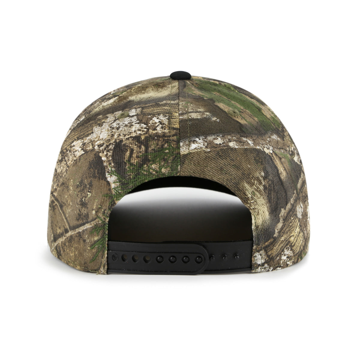 Edmonton Oilers NHL 47 Brand Men RealTree APX 2-Tone Hitch Snapback Hat product image 2, provided for visual reference and