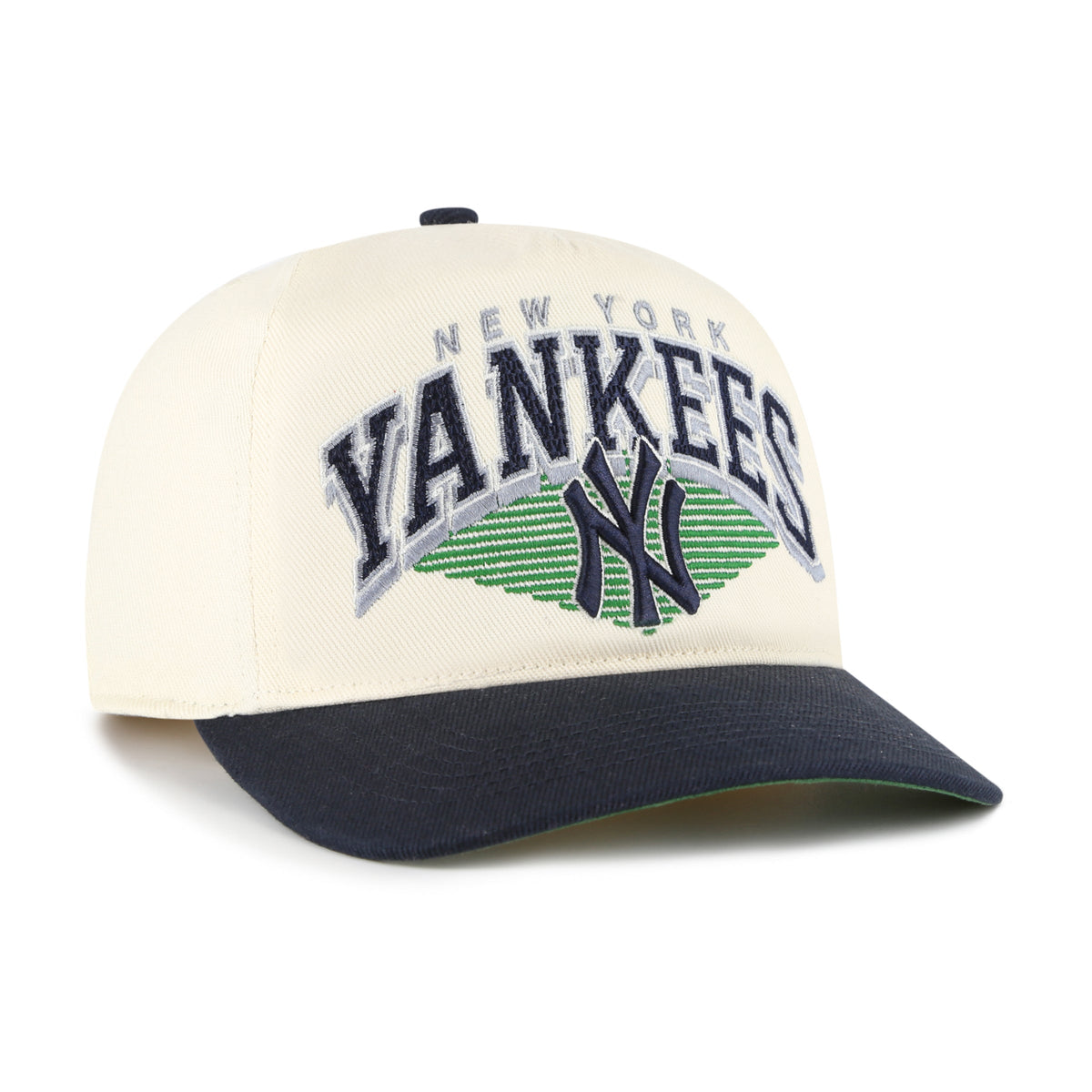 New York Yankees MLB 47 Brand Men Pomona Two Tone Hitch Snapback Hat product image 1, provided for visual reference and