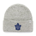 Toronto Maple Leafs NHL 47 Brand Men Grey Brain Freeze Cuff Knit Hat product image 1, provided for visual reference and