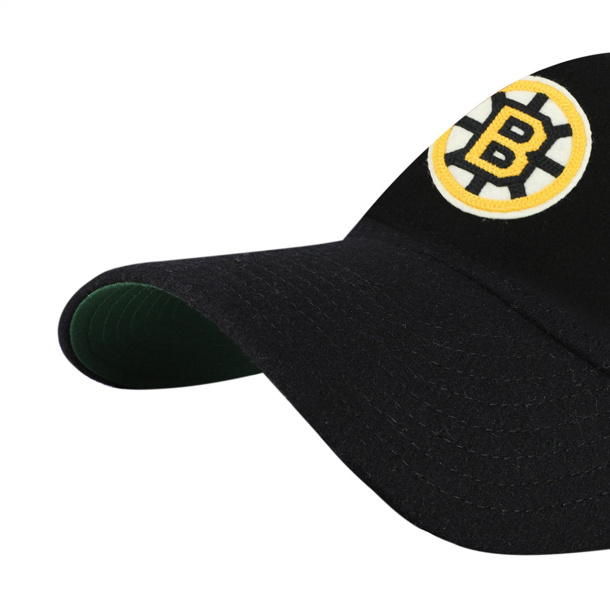 Boston Bruins NHL 47 Brand Men Black Golden Age Offside DT Adjustable Hat product image 3, provided for visual reference and