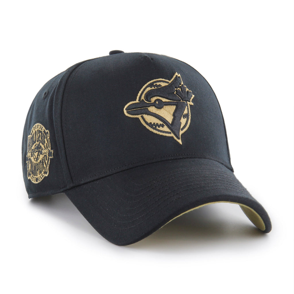 Toronto Blue Jays MLB 47 Brand Men Black Cooperstown MVP Deluxe Sure Shot Snapback product image 1, provided for visual