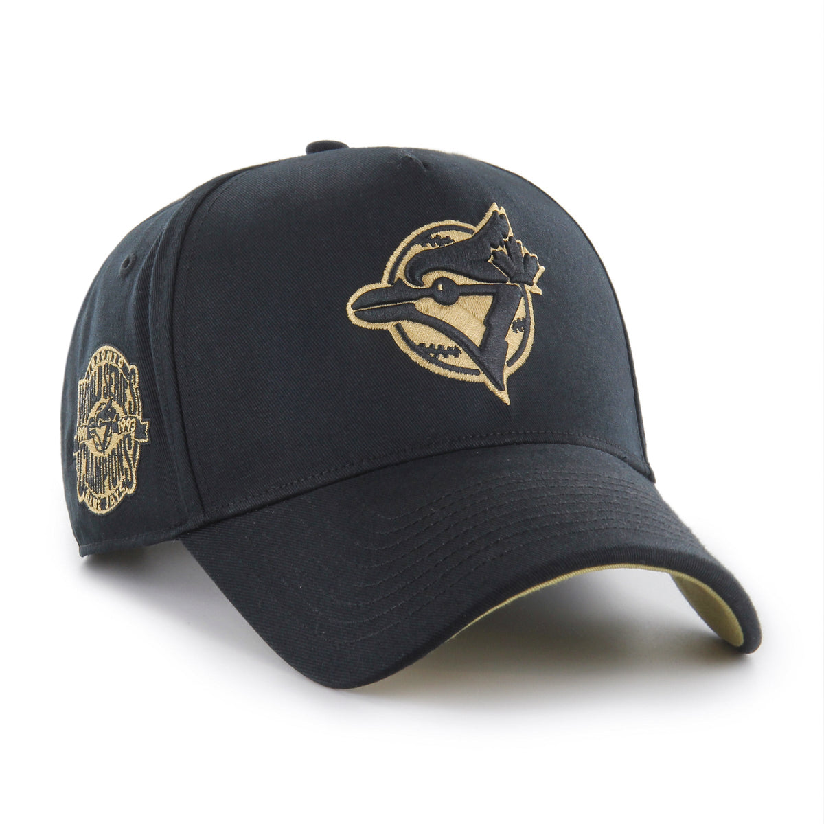 Toronto Blue Jays MLB 47 Brand Men Black Cooperstown MVP Deluxe Sure Shot Snapback product image 1, provided for visual