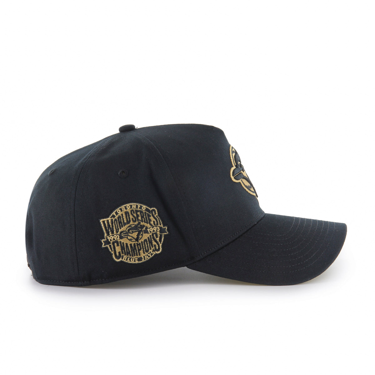 Toronto Blue Jays MLB 47 Brand Men Black Cooperstown MVP Deluxe Sure Shot Snapback product image 4, provided for visual