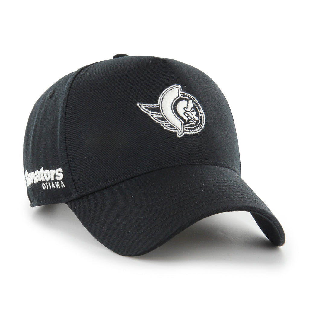 Ottawa Senators NHL 47 Brand Men Black Foundational Offside Hitch Adjustable Hat product image 1, provided for visual