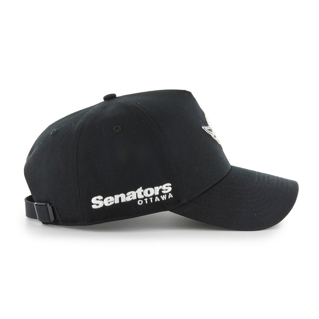 Ottawa Senators NHL 47 Brand Men Black Foundational Offside Hitch Adjustable Hat product image 3, provided for visual