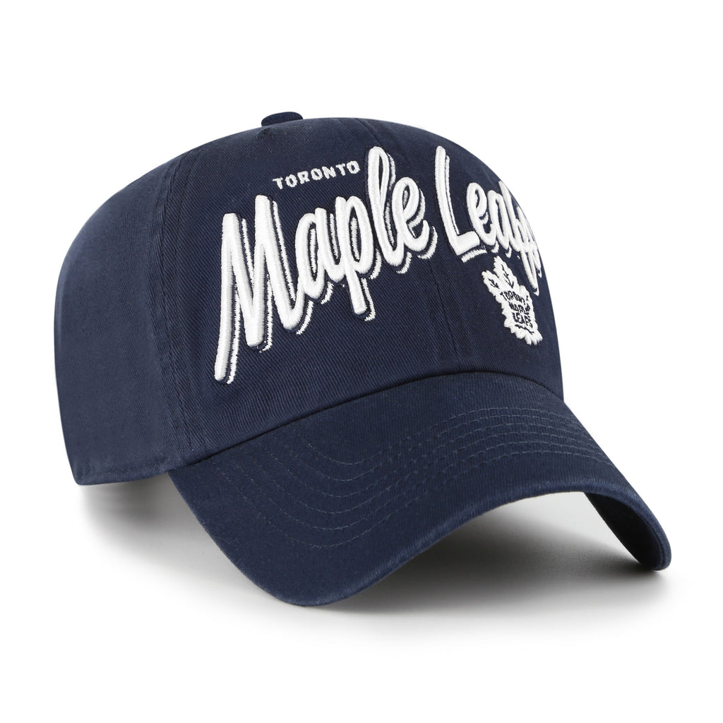 Toronto Maple Leafs NHL 47 Brand Women Navy Ariana Clean Up Adjustable Hat product image 1, provided for visual reference