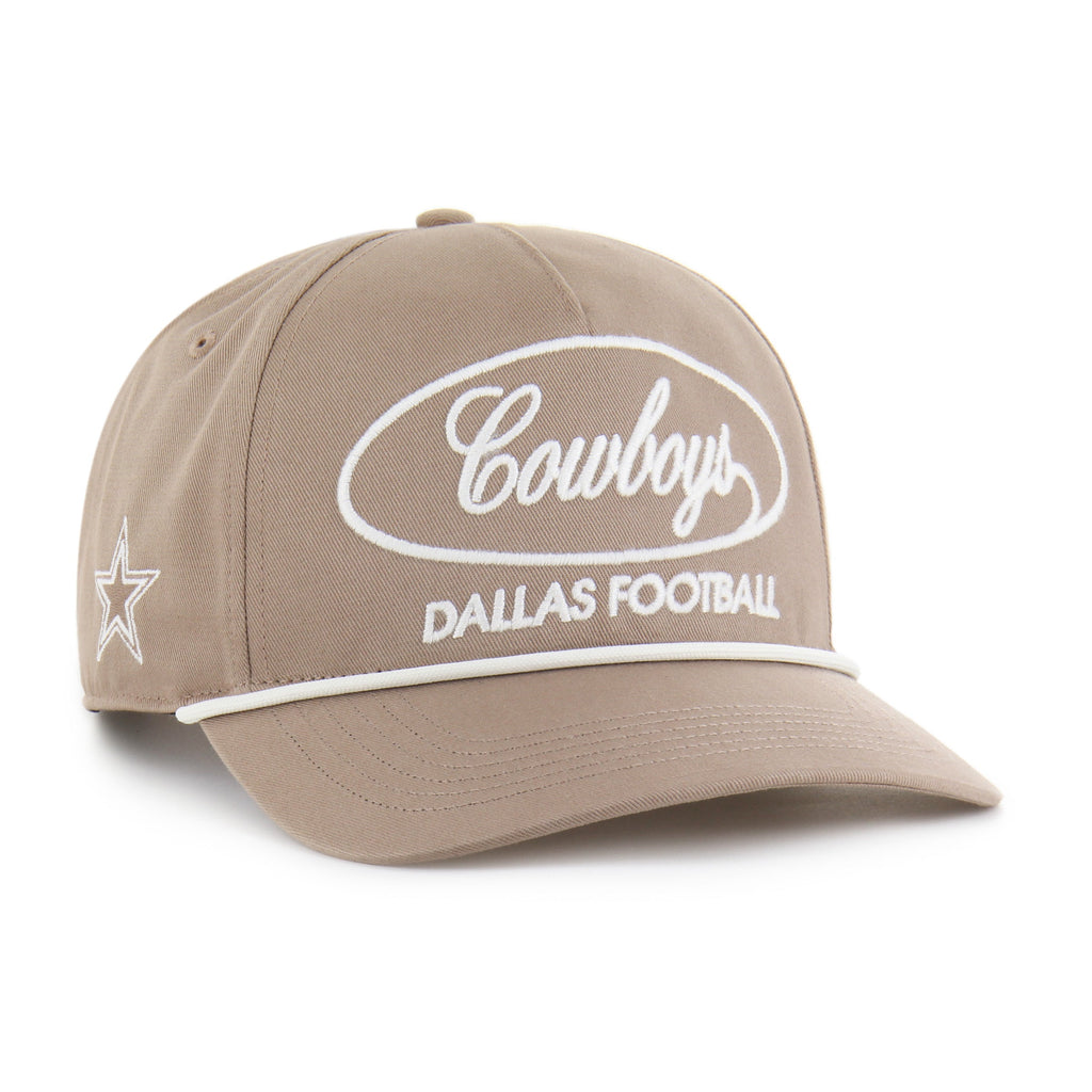 Dallas Cowboys NFL 47 Brand Men Sandstone Foundational Rope Hitch Snapback Hat product image 1, provided for visual