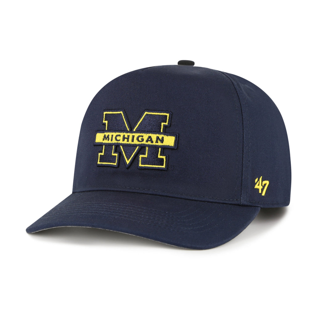 Michigan State Wolverines NCAA 47 Brand Men Navy Hitch Snapback Hat product image 1, provided for visual reference and