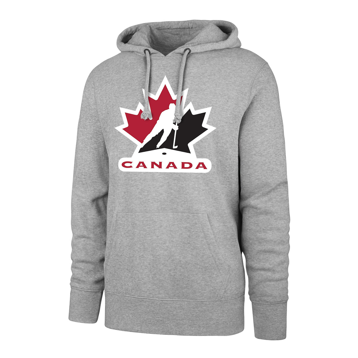 Hockey Canada IIHF 47 Brand Men Athletic Grey Imprint Headline Hoodie product image 1, provided for visual reference and