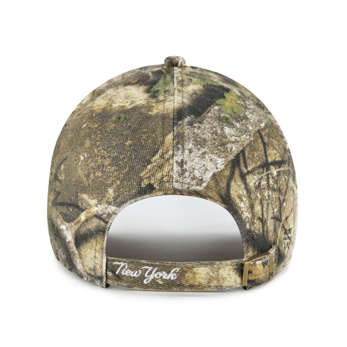 New York Yankees MLB 47 Brand Men Real Tree Clean Up Adjustable Hat product image 2, provided for visual reference and
