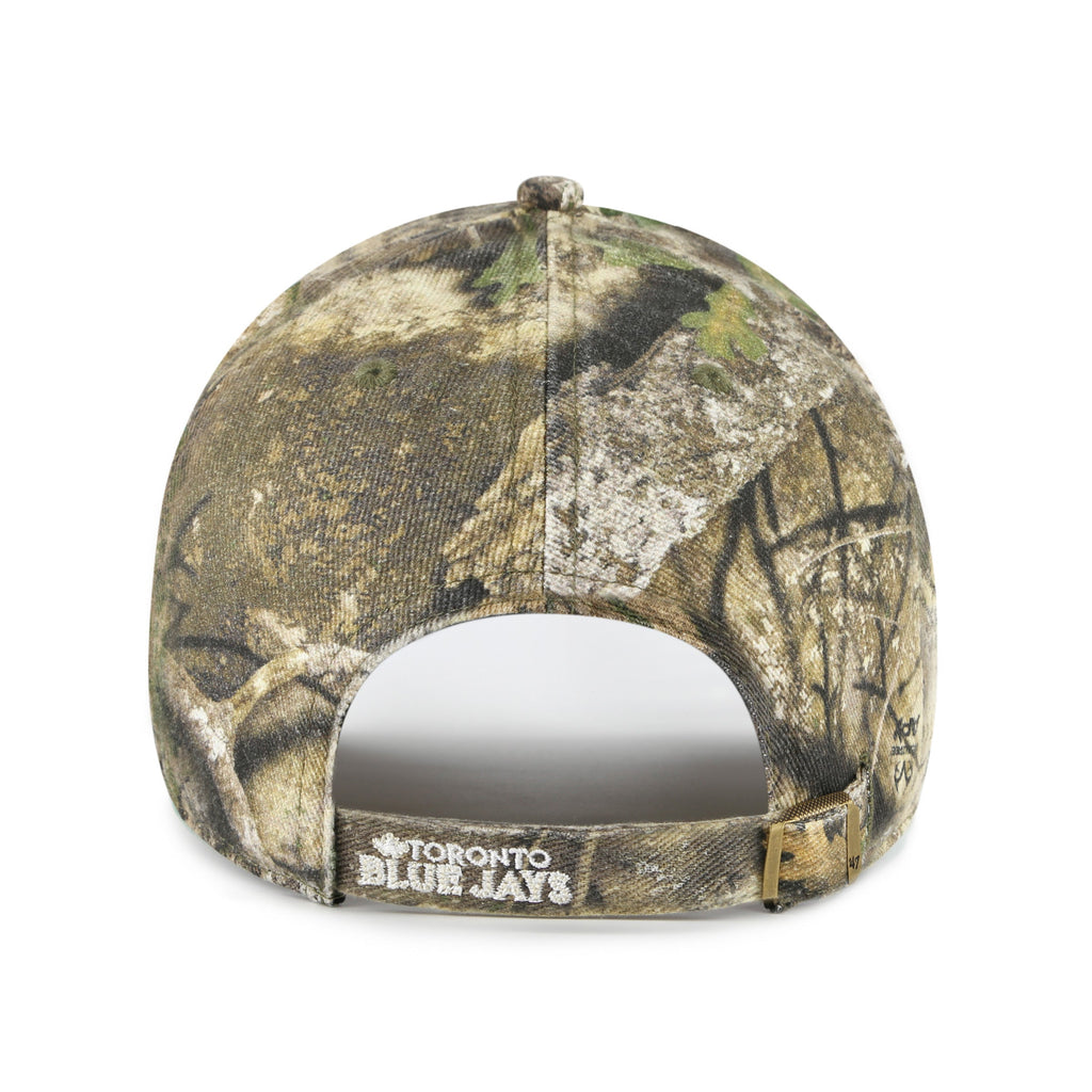 Toronto Blue Jays MLB 47 Brand Men Real Tree Clean Up Adjustable Hat product image 2, provided for visual reference and