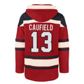 Cole Caufield Montreal Canadiens NHL 47 Brand Men Red Heavyweight Lacer Hoodie product image 1, provided for visual