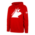 Hockey Canada IIHF 47 Brand Men Red 1976 Logo Imprint Hoodie product image 1, provided for visual reference and product