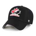 Hockey Canada IIHF 47 Brand Men Black MVP Adjustable Hat product image 1, provided for visual reference and product detail