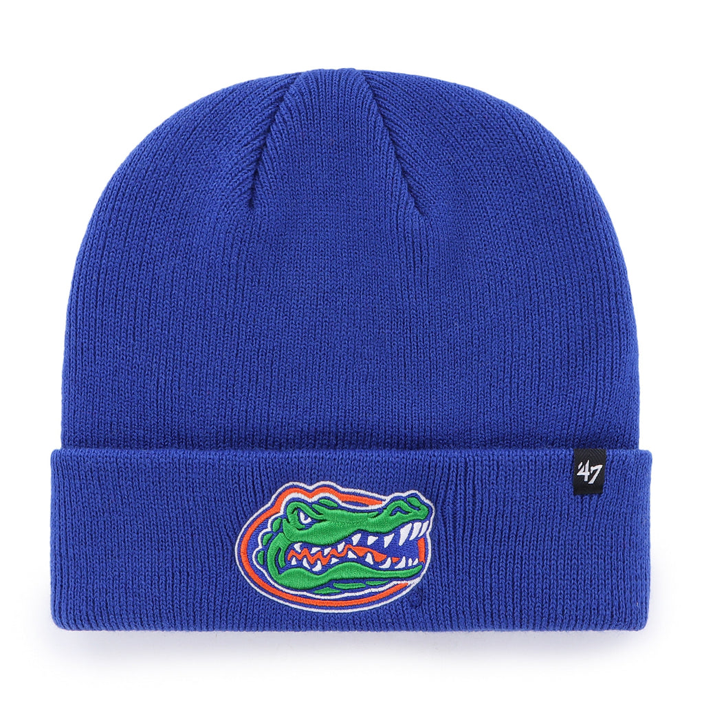Florida Gators NCAA 47 Brand Men Royal Raised Cuff Knit Hat product image 1, provided for visual reference and product