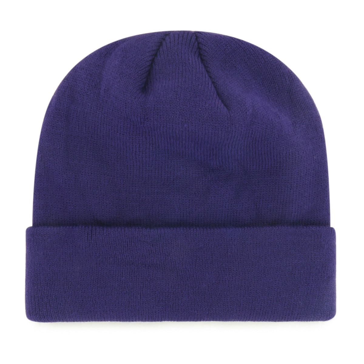 Louisiana State Tigers NCAA 47 Brand Men Purple Raised Cuff Knit Hat product image 2, provided for visual reference and