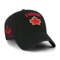 Hockey Canada IIHF 47 Brand Men Black Sure Shot Clean Up Adjustable Hat product image 1, provided for visual reference and