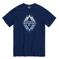 Vancouver Whitecaps FC MLS 47 Brand Men Navy Imprint Fan T-Shirt product image 1, provided for visual reference and product