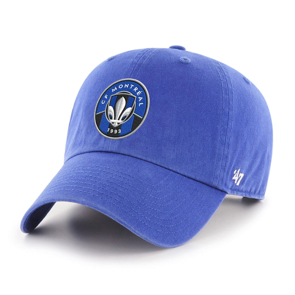 CF Montreal MLS 47 Brand Men Royal Clean Up Adjustable Hat product image 1, provided for visual reference and product detail