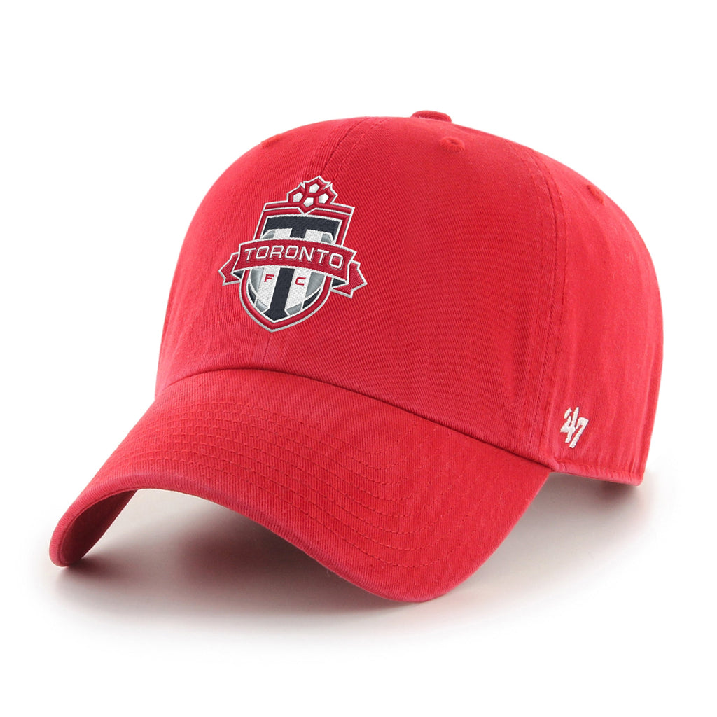 Toronto FC MLS 47 Brand Men Red Clean Up Adjustable Hat product image 1, provided for visual reference and product detail
