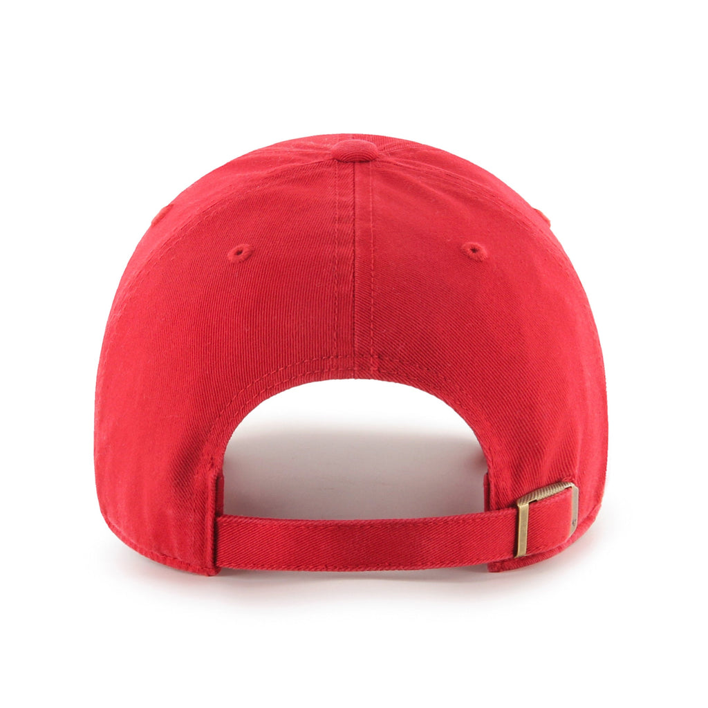Toronto FC MLS 47 Brand Men Red Clean Up Adjustable Hat product image 2, provided for visual reference and product detail