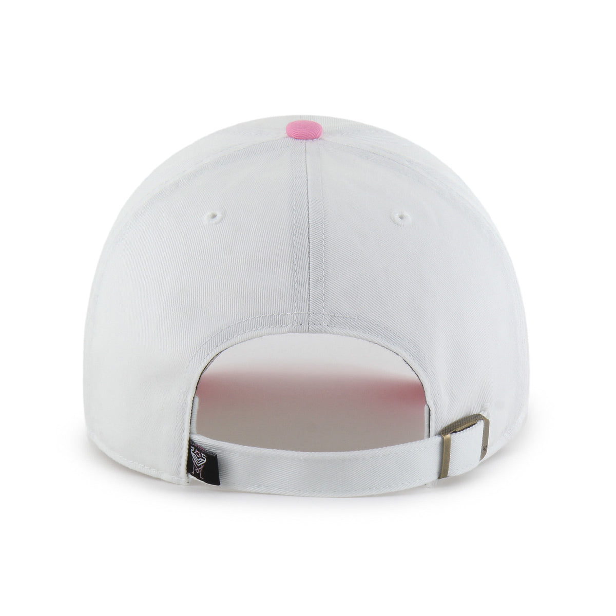 Inter Miami FC MLS 47 Brand Men White Two Tone Clean Up Adjustable Hat product image 2, provided for visual reference and